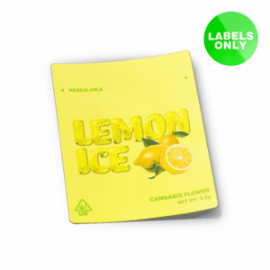 Lemon Ice Mylar Bag Strain Labels