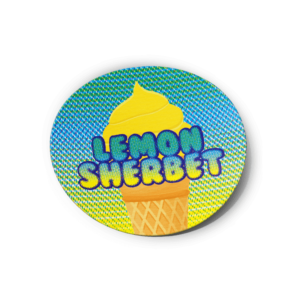 Lemon Sherbet Strain/Slap Stickers/Labels.
