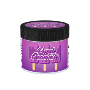 Purple Creamsicle Glass Jars. 60ml suitable for 3.5g or 1/8 oz.