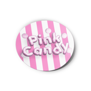 Pink Candy Strain/Slap Stickers/Labels.