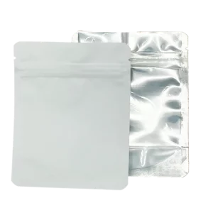 white 3.5g mylar bags / cali packs / strain labels