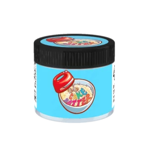 Cake Batter Glass Jars. 60ml suitable for 3.5g or 1/8 oz.