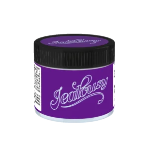 Jealousy Glass Jars. 60ml suitable for 3.5g or 1/8 oz.